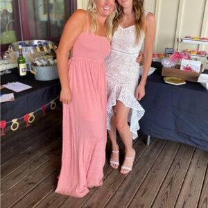 Muave boho maxi dress